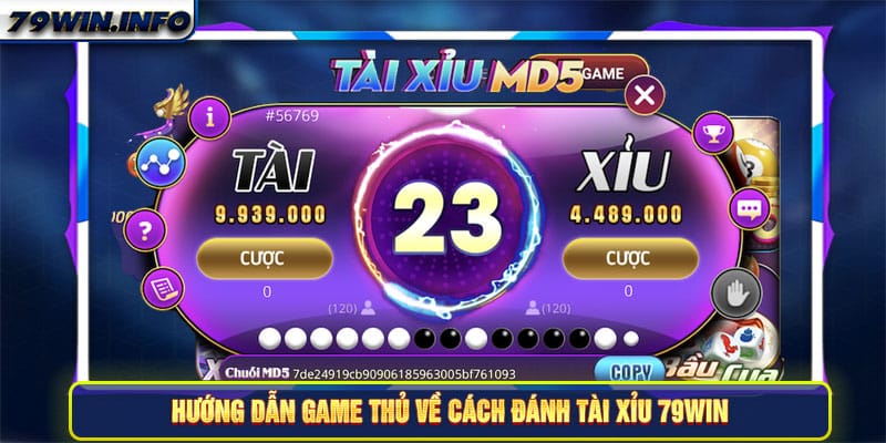 Hướng dẫn game thủ về cách đánh tài xỉu 79Win