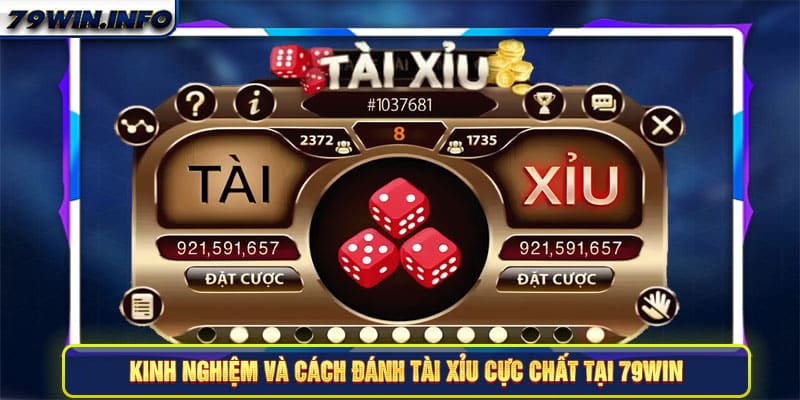 Kinh nghiệm và cách đánh tài xỉu cực chất tại 79Win