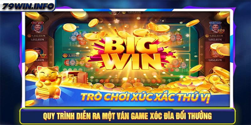 Quy trình diễn ra một ván game Xóc đĩa đổi thưởng