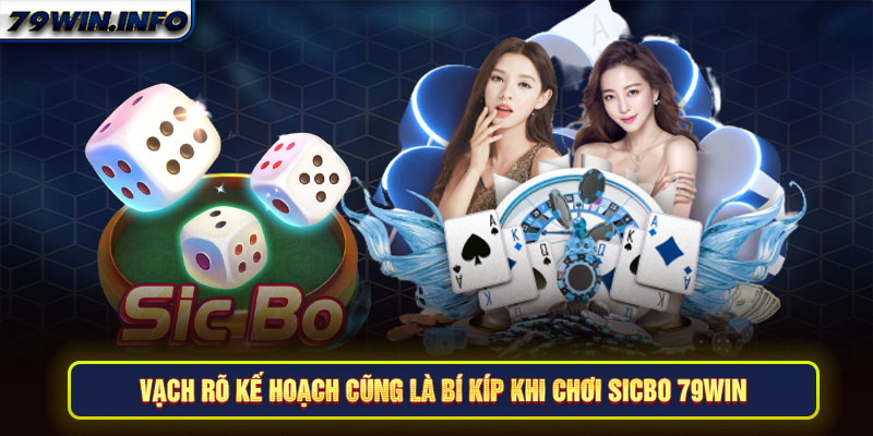 Vạch rõ kế hoạch cũng là bí kíp khi chơi sicbo 79win