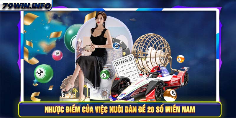 Nhược điểm của việc nuôi dàn đề 20 số miền Nam